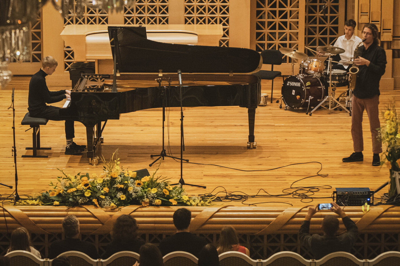 Jazzové trio HM - Timofej Golev, Robert Kostinek a David Le Cam